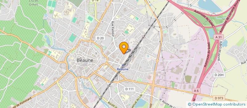 localisation de l'entreprise MV THERMIQUE à BEAUNE