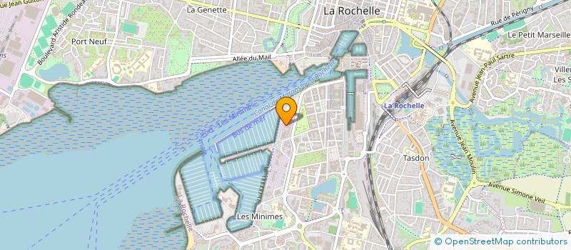 localisation de l'entreprise MV - ZENITH  LA ROCHELLE