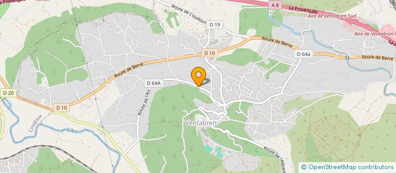 localisation de l'entreprise MV1  VENTABREN