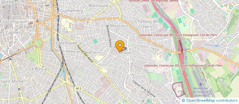 localisation de l'entreprise MV2C à TOULOUSE