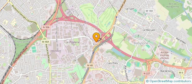 localisation de l'entreprise MV2D à VILLENEUVE D ASCQ