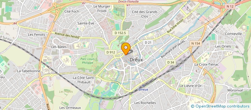 localisation de l'entreprise MV2D  DREUX