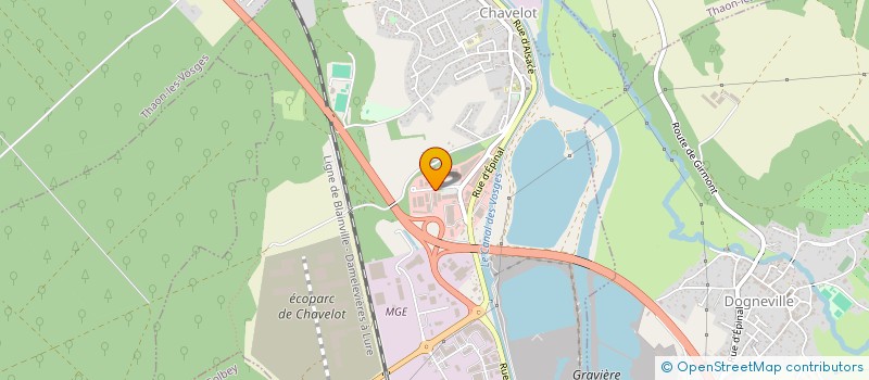 localisation de l'entreprise MV2G INTERNATIONAL  CHAVELOT