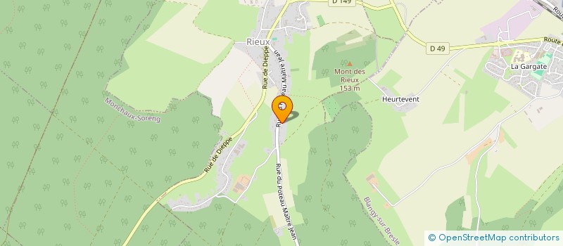 localisation de l'entreprise MV2H  RIEUX