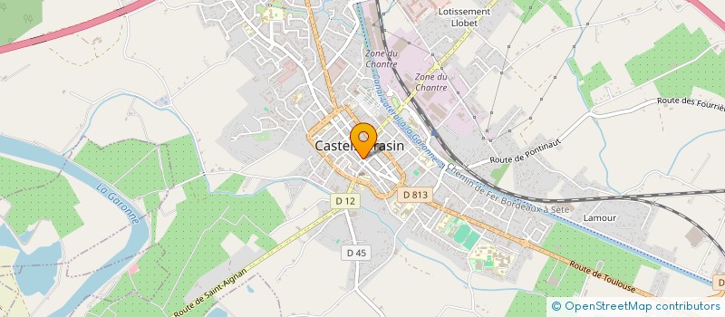 localisation de l'entreprise MV2J à CASTELSARRASIN