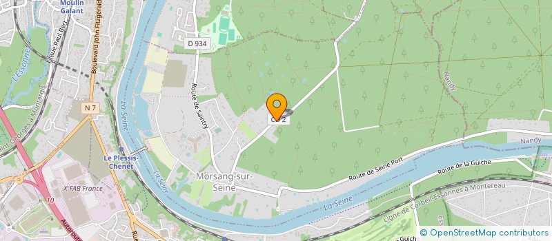 localisation de l'entreprise MV7-LPP  MORSANG-SUR-SEINE