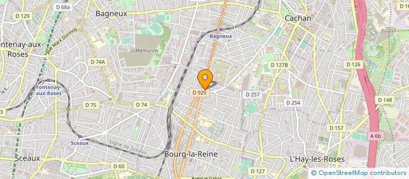 localisation de l'entreprise MVA à BOURG-LA-REINE