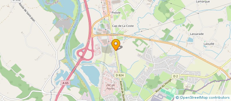 localisation de l'entreprise MVA  AIRE-SUR-L'ADOUR