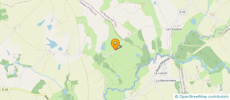 localisation de l'entreprise MVA  LA CHAPELLE-HERMIER