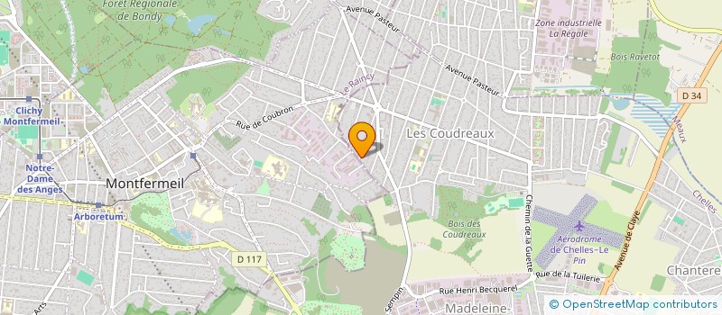 localisation de l'entreprise MVA  CHELLES