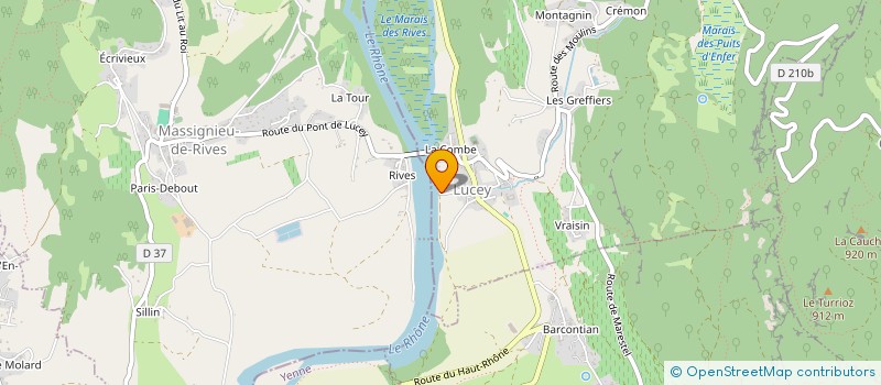 localisation de l'entreprise MVA  LUCEY