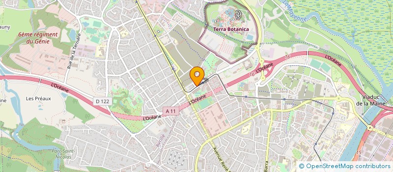 localisation de l'entreprise MVA DISTRI à ANGERS
