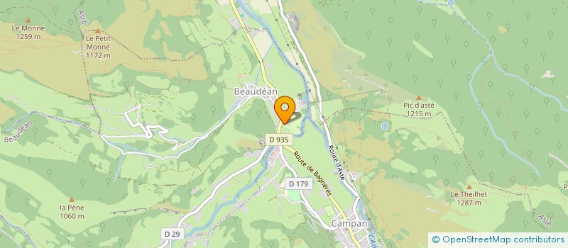 localisation de l'entreprise MVAG  BEAUDEAN