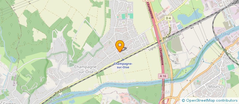 localisation de l'entreprise MVAG AUTO SELECTION  CHAMPAGNE-SUR-OISE