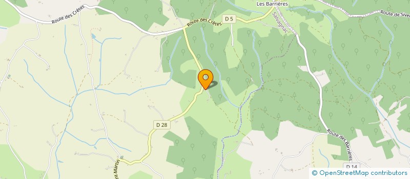 localisation de l'entreprise MVB  SALVAGNAC