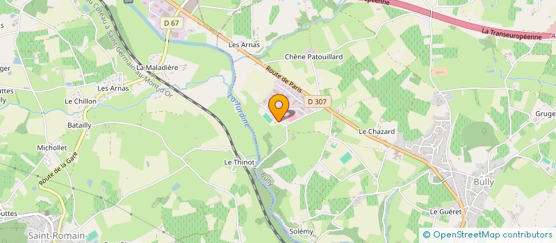 localisation de l'entreprise MVB  BULLY