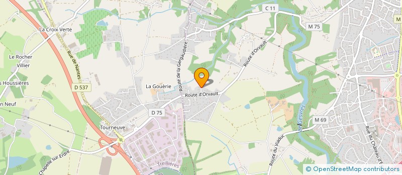 localisation de l'entreprise MVB FINANCE à LA CHAPELLE-SUR-ERDRE