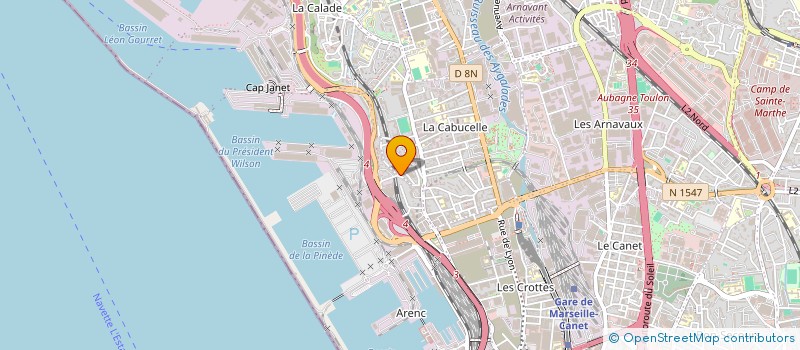localisation de l'entreprise MVB HOLDING à MARSEILLE