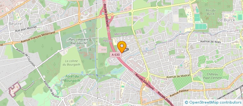 localisation de l'entreprise MVB HORIZON à PESSAC