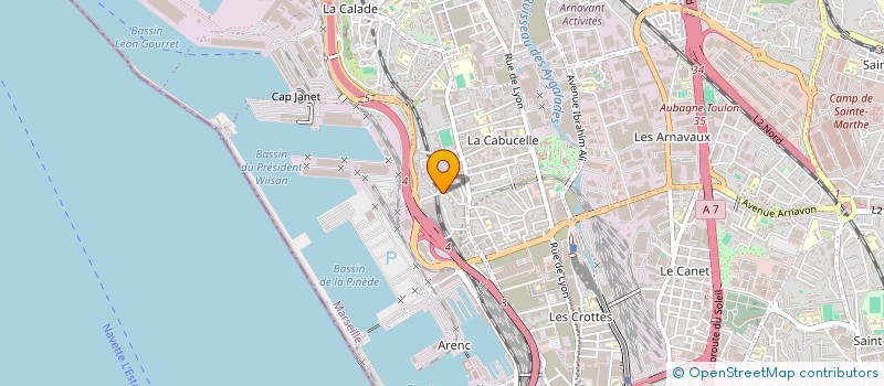 localisation de l'entreprise MVB IMMOBILIER  MARSEILLE