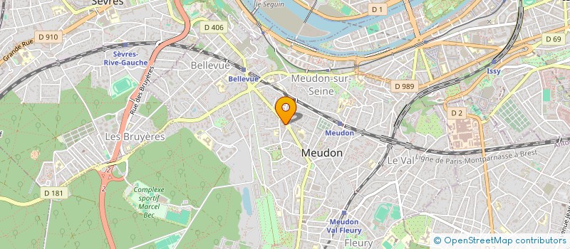 localisation de l'entreprise MVB MEUDON à MEUDON