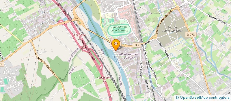 localisation de l'entreprise MVC  CAVAILLON