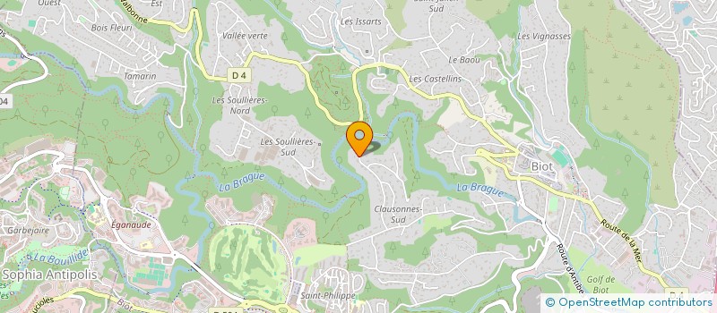 localisation de l'entreprise MVC à BIOT