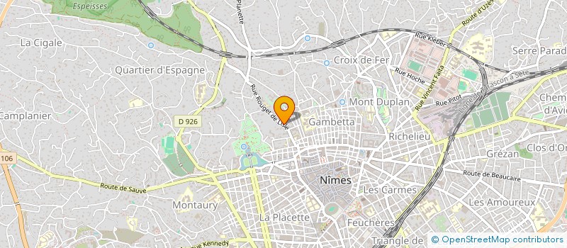 localisation de l'entreprise MVC DEVELOPPEMENT à NIMES