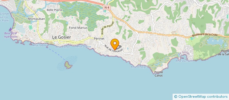 localisation de l'entreprise MVC STUDIO  LE GOSIER