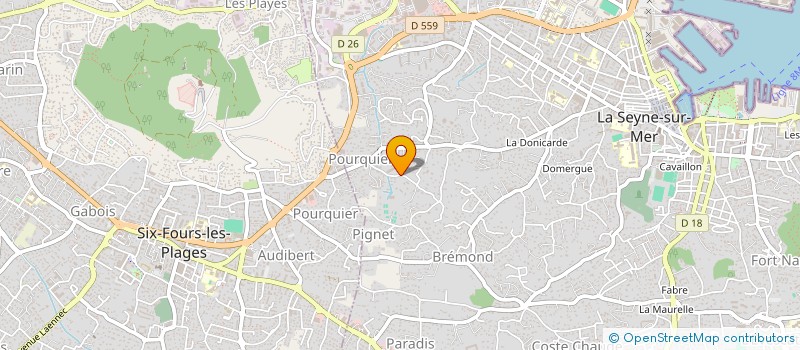 localisation de l'entreprise MVCAD à LA SEYNE-SUR-MER