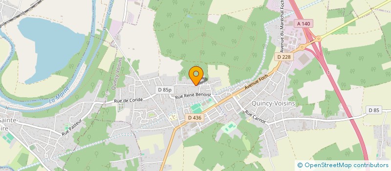 localisation de l'entreprise MVCB PROMETHEUS  QUINCY-VOISINS