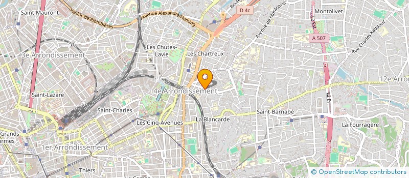 localisation de l'entreprise MVCJ à MARSEILLE
