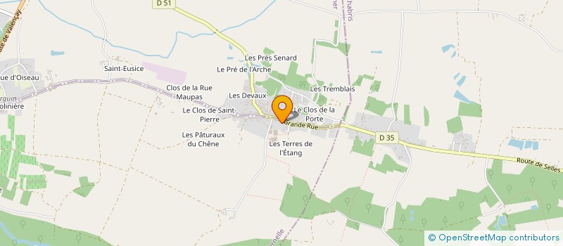 localisation de l'entreprise MVCP à LA VERNELLE