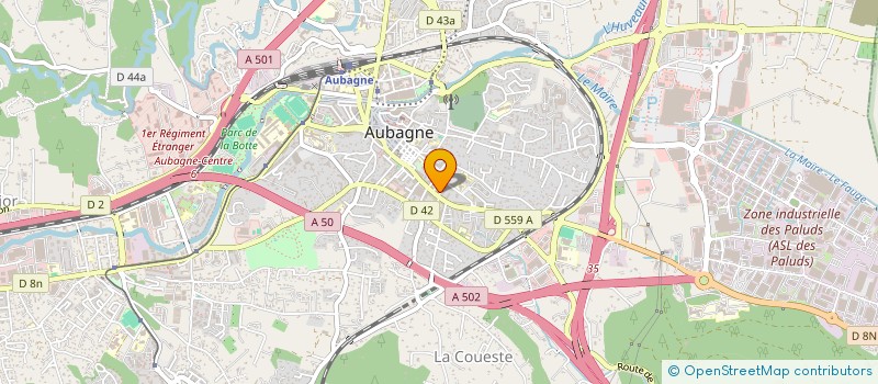 localisation de l'entreprise MVCV à AUBAGNE