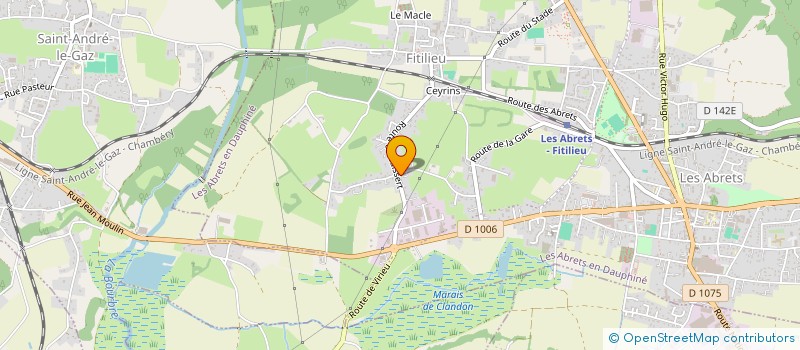 localisation de l'entreprise MVD  LES ABRETS-EN-DAUPHINE