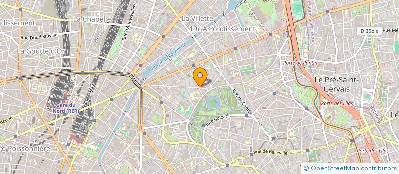 localisation de l'entreprise MVD  PARIS