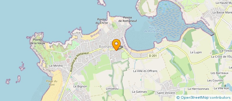 localisation de l'entreprise MVD FAMILY  SAINT-MALO