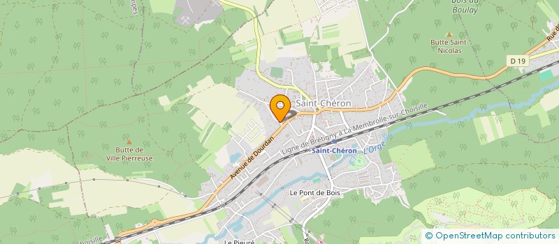 localisation de l'entreprise MVD IMMO  SAINT-CHERON