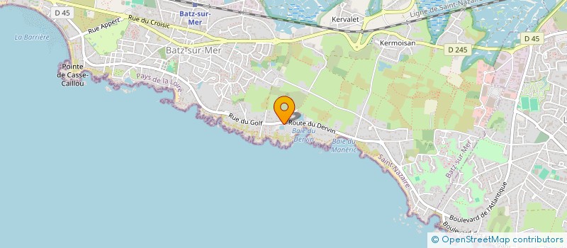 localisation de l'entreprise MVDB  BATZ-SUR-MER