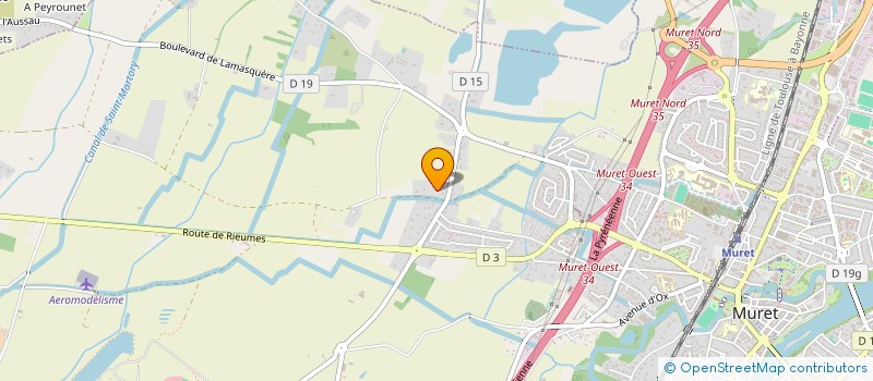 localisation de l'entreprise MVE  MURET