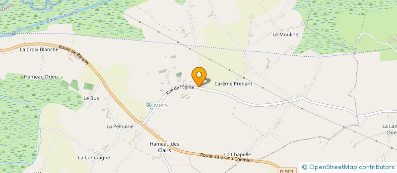 localisation de l'entreprise MVE à AUVERS
