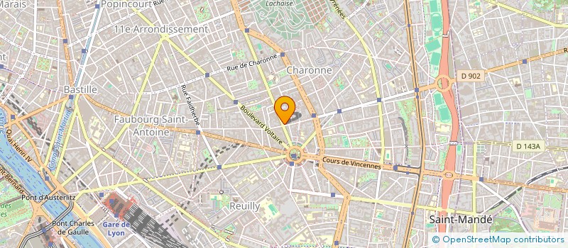 localisation de l'entreprise MVE  PARIS