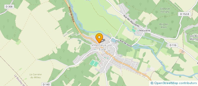 localisation de l'entreprise MVE à VILLEMEUX-SUR-EURE