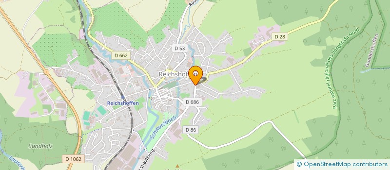 localisation de l'entreprise MVE  REICHSHOFFEN