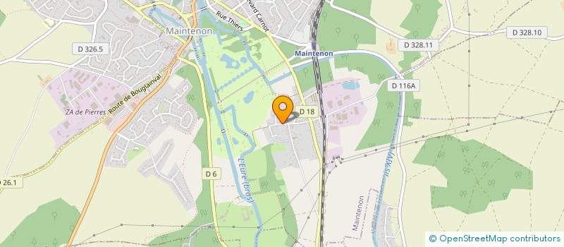 localisation de l'entreprise MVE CONCEPT à MAINTENON