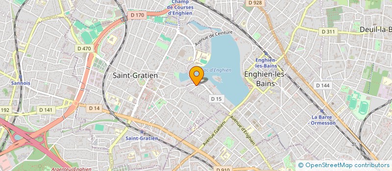 localisation de l'entreprise MVEL 13 EGLISE à ENGHIEN-LES-BAINS