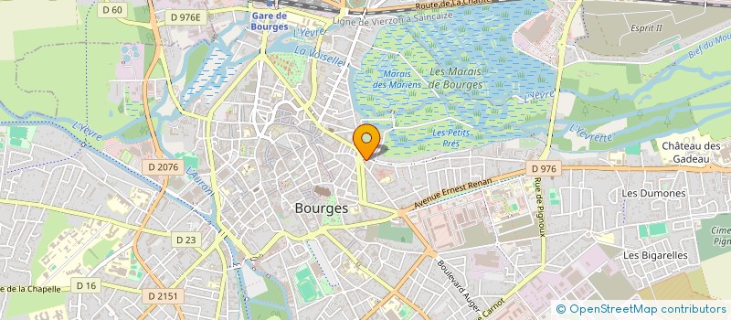 localisation de l'entreprise MVF INVEST  BOURGES