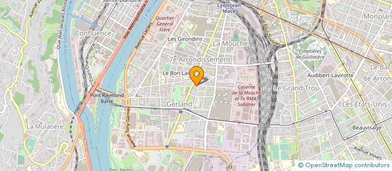 localisation de l'entreprise MVG à LYON