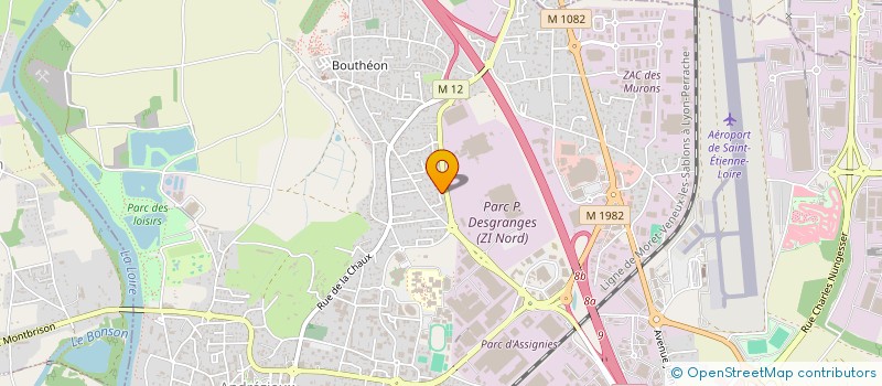 localisation de l'entreprise MVG  ANDREZIEUX-BOUTHEON