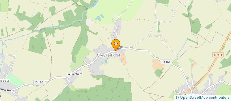 localisation de l'entreprise MVG ENTREPRISE  CIVRY-LA-FORET